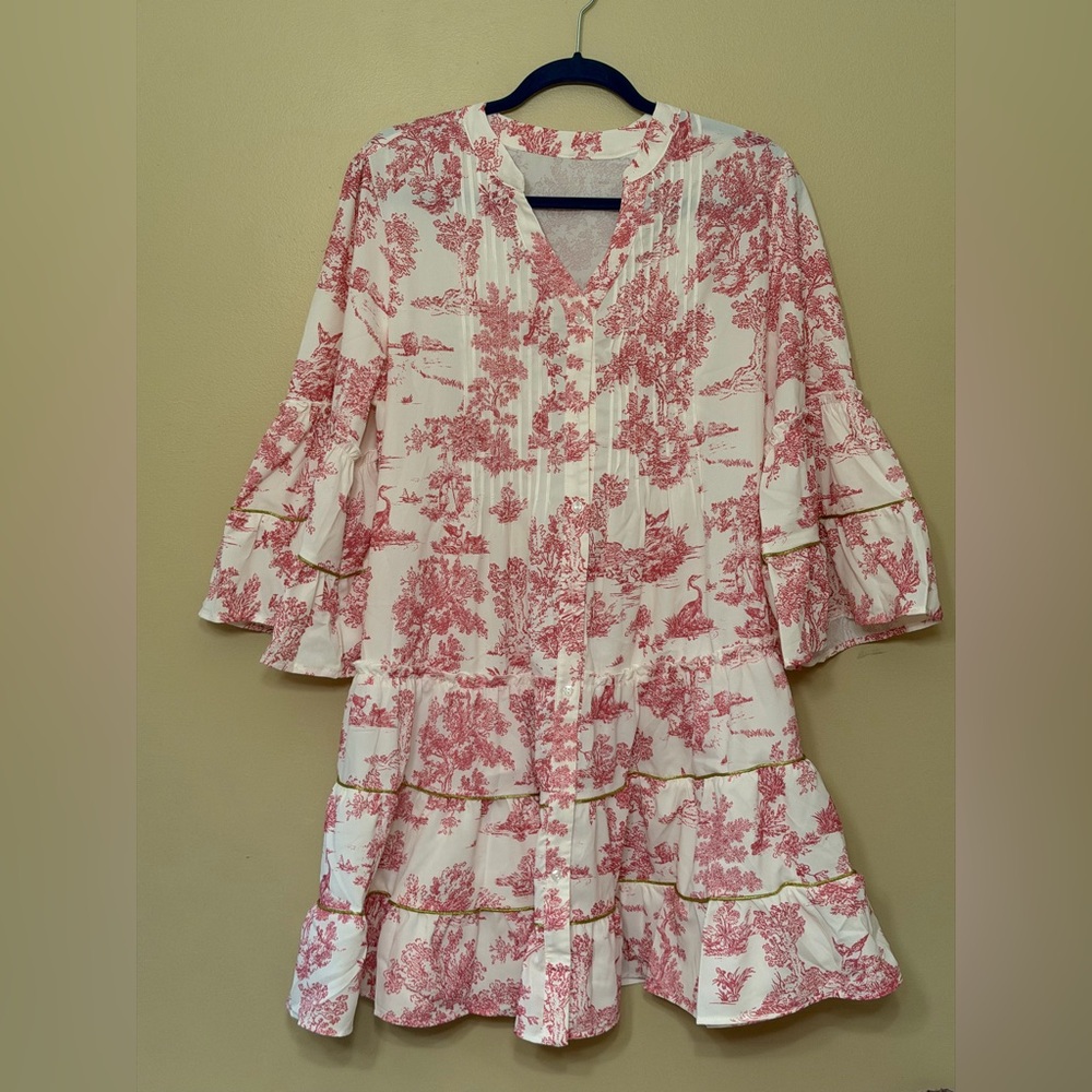 Floral Pink Dress - Picture 4 of 8